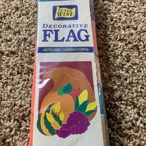 AUTUMN/FLAG CORNUCOPIA FLAG